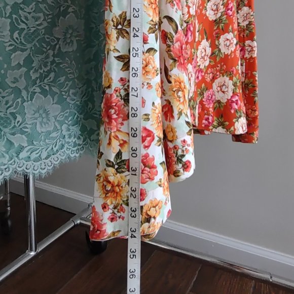 Farm Rio Patchwork Floral Printed Midi Skirt for Anthropologie Sz. Small - Picture 7 of 13